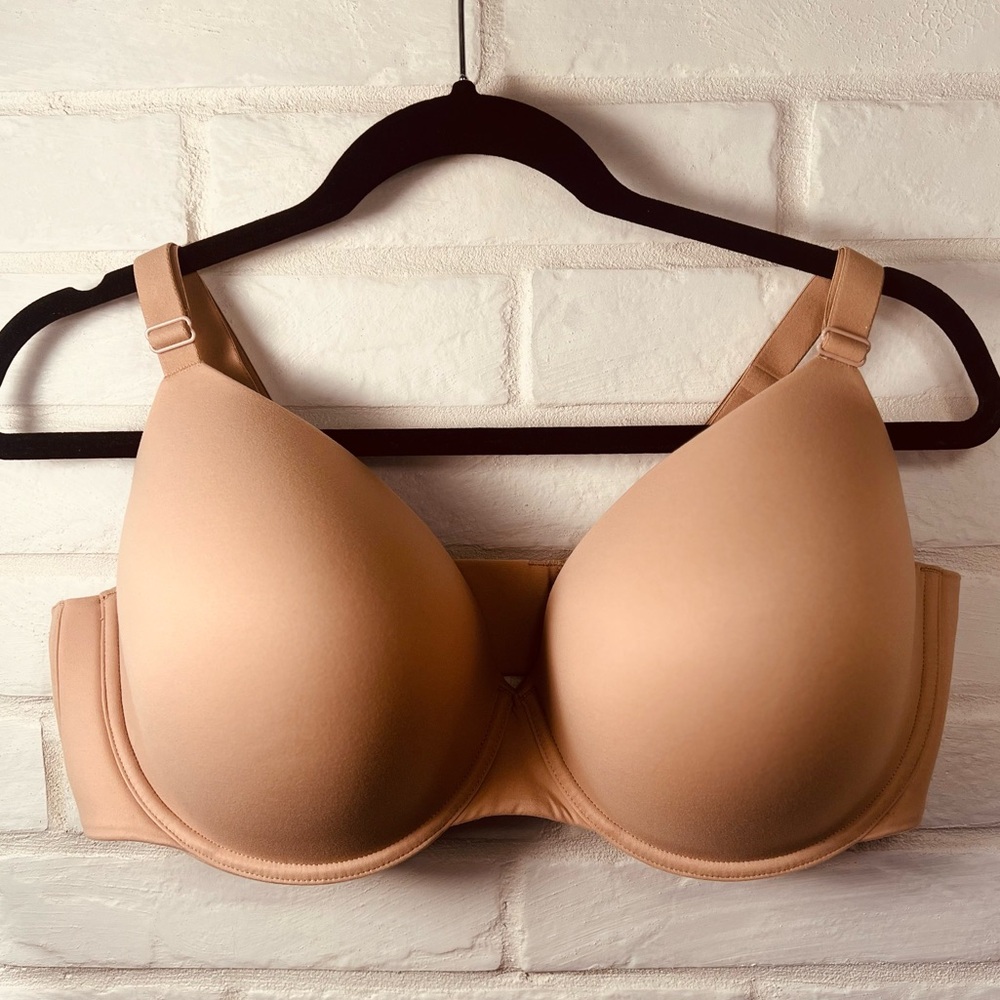 NWOT Soma Enbliss Full Coverage Lined Underwire Bra 40 DD Soft Tan Nude #0452